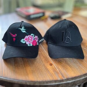 Youngla Pair of Hats Caps- 921 Hummingbird, 920 A-Frame, One New One Like New